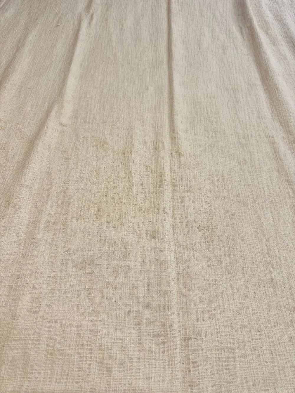 Premium Indian Handwoven Organic Cotton Blanket for Yoga & Meditation 84 x 54 In